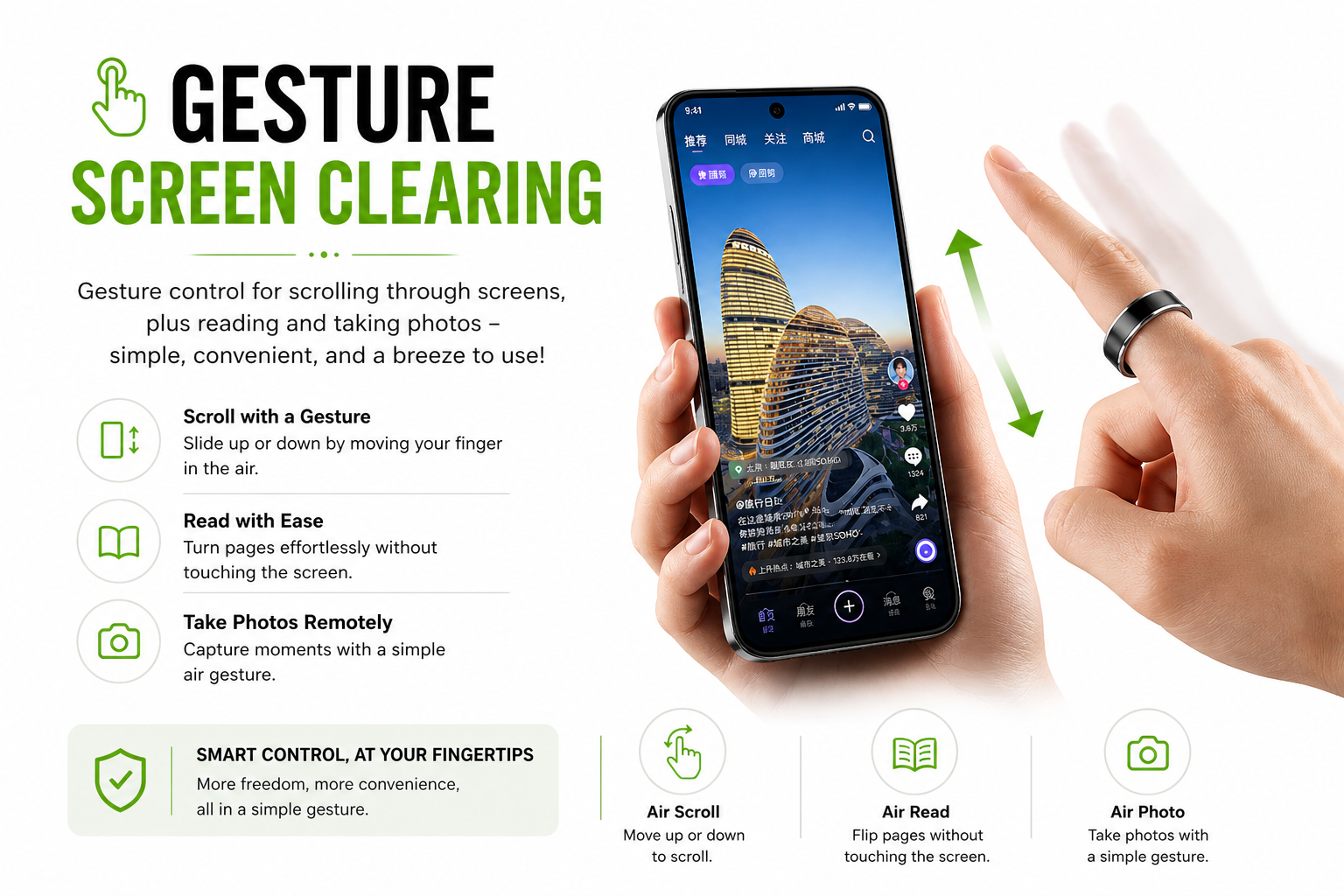 Smart Health Tracking Ring