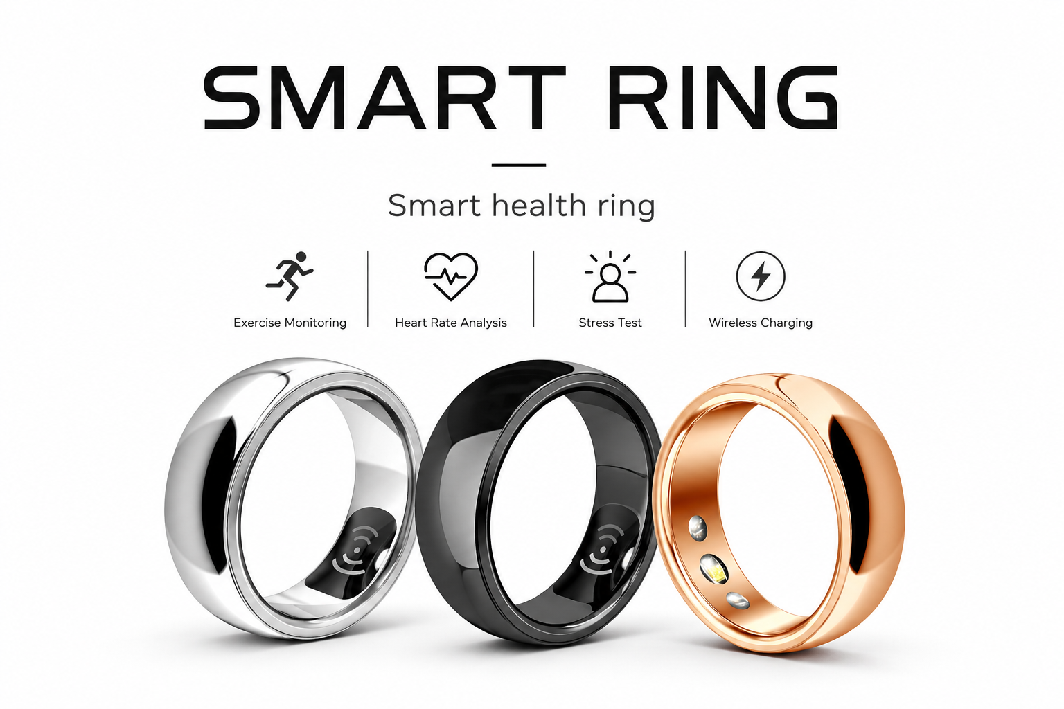 Smart Health Tracking Ring